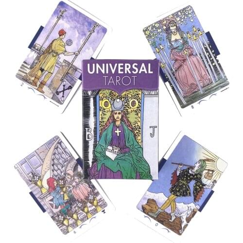 Universal Tarot Deck Leisure Party Table Game High Quality Fortune-telling Prophecy Oracle Cards With Guide Book