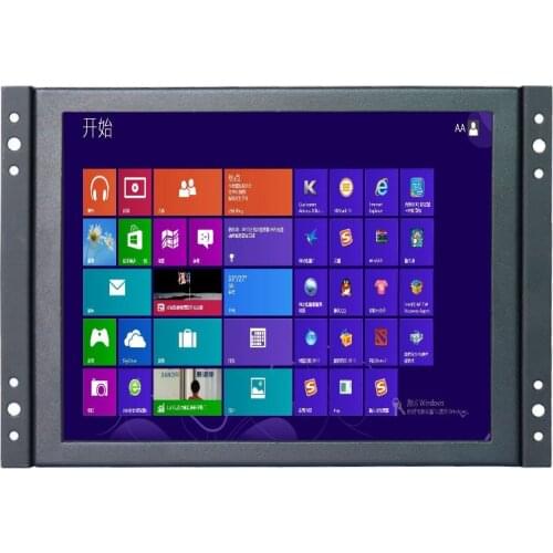 10 Inch Touch Monitor Small Lcd Touch Screen Monitor 800*600 Resistive Touch Monitor With Screen Ration 4:3 AV/BNC/VGA/HDMI