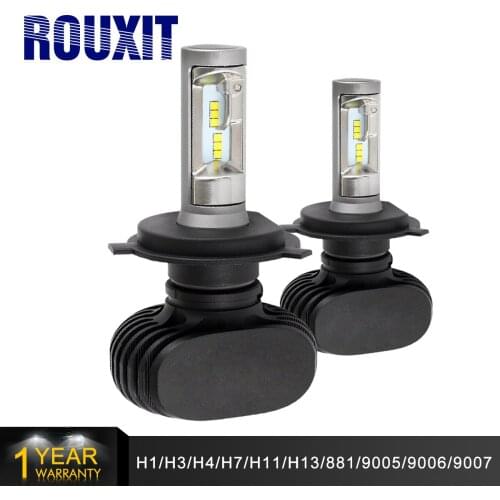 2PCS S1 Led H1 H3 H4 H7 H11 H13 9004 9005 9006 9007 880 Car Headlight Auto Fog Lamp 50W 8000LM Automobile Bulb Chips CSP 6000K
