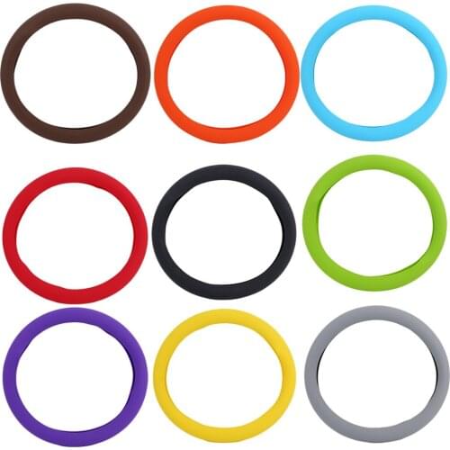 6 Styles Fashional Decoration hot Soft Silicone Steering Wheel Cover Shell Skidproof Odorless Eco-Friendly Protector Hot