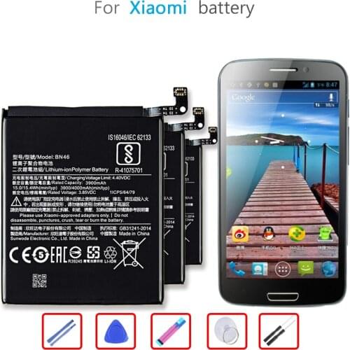 44000mAh Mobile Phone Battery BN46 For Xiaomi Redmi 7 Redmi7 Redmi Note 6 Redmi Note6 Note8 Note 8 Bateria + Free tool