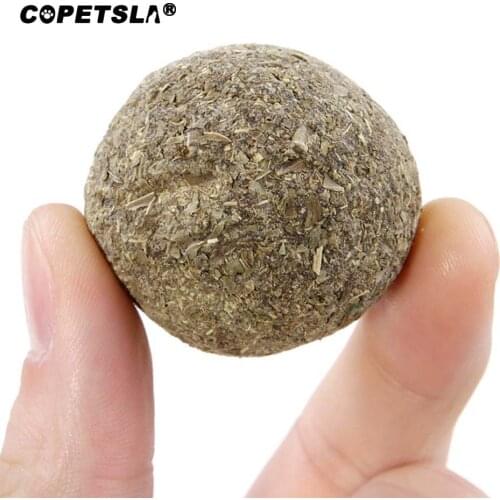 Copetsla Healthy Cat Snacks Catnip Sugar Pet Candy Licking Nutrition Gel Energy Ball Toy for Cat Kittens Supplies Help Digestion