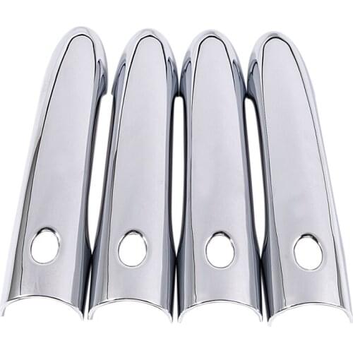 For Renault Scenic 2 Ii 2003 2004 2005 2006 2007 2008 2009 Chrome Door Handle Catch Cover Trim Cap Auto Accessories