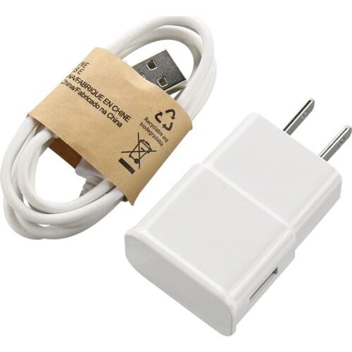 Hotsale Universal 2A US EU Plug Travel Wall Charger + MICRO USB Cable For Samsung Galaxy S4 S5 S6 S7 500sets/lot Wholesale