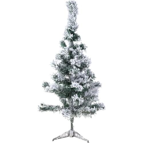Artificial White Snow Christmas Tree Ornament Adornment Desktop Decoration Shopping Mall Party Supplies