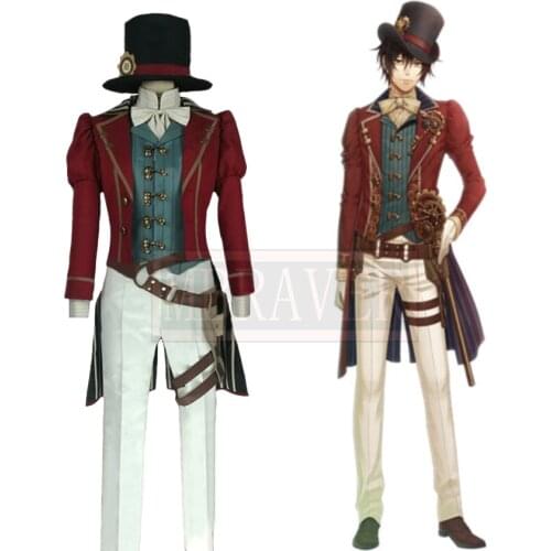 Code: Realize Guardian of Rebirth Arsene Lupin Cosplay Costume With Hat Christmas Halloween Custom Made Any Size