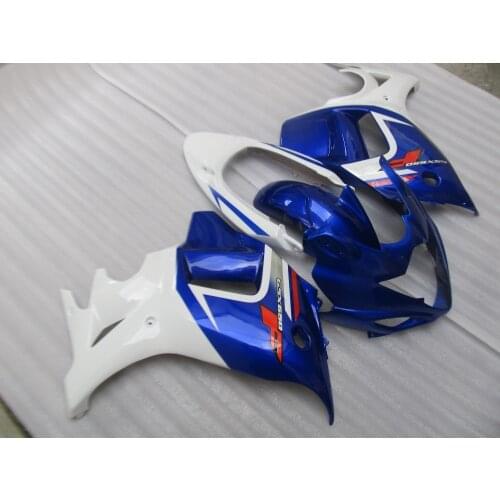 Motorcycle Fairing kit for SUZUKI GSX650F 08 09 10 GSX650F 2008 2009 2010 ABS white blue Fairings set+7gifts SR01