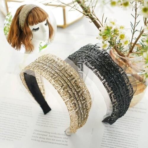 Fashion Idyllic Girls Suede Hair Hoop For Girl Hair Accessories Flower Lace Multicolor Headband Bohemia Style Lady Small Fresh