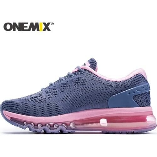 ONEMIX New Air Cushion Running Shoes Women Breathable Runner Sneakers Men Outdoor Sports Walking Shoes Men Tennis Shoes Women
