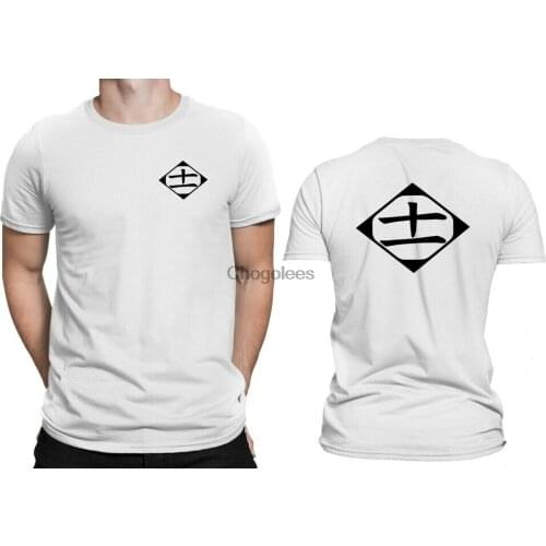 Bleach 11th Division T shirt Captain Kenpachi Ichigo Anime Manga Top ALL SIZES
