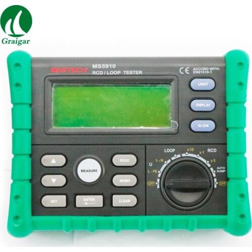 Portable Loop Resistance Tester Electric Leakage Detector MS5910 440V AC voltage with USB Interface