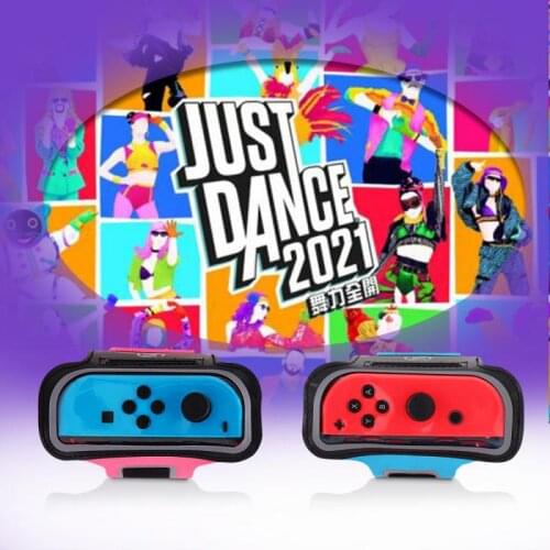 SR SL Control Button Controller Grip With Breathable Wristband For Nintendo Switch Just Dance Game Leg Strap Ergonomic Design