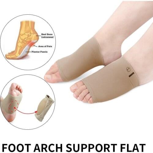 Plantar Fasciitis Arch Support Insole Pedicure Anti-Slip Massage Fasciitis Strap Flat Feet Wrap Insert Sock Foot Care Tool