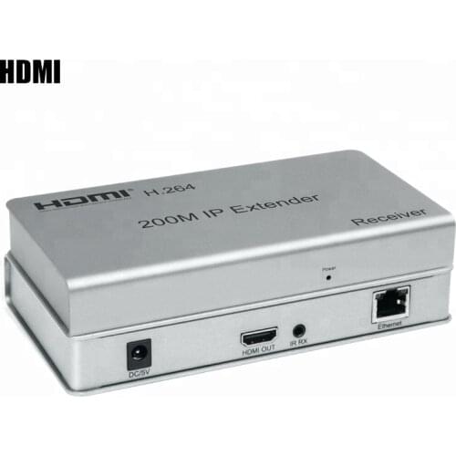 656ft IP Extender HDMI Extension Over RJ45 Cat5e 6 6E CAT6 Ethernet Network Cable UTP Can 4 Transmitter 30 Receiver DVD PC To TV