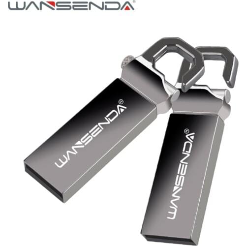 Wansenda mini Key Chain USB Flash Drive USB 2.0 Pendrives 128GB 64GB 32GB 16GB 8GB 4GB Thumbdrive pen drive free package