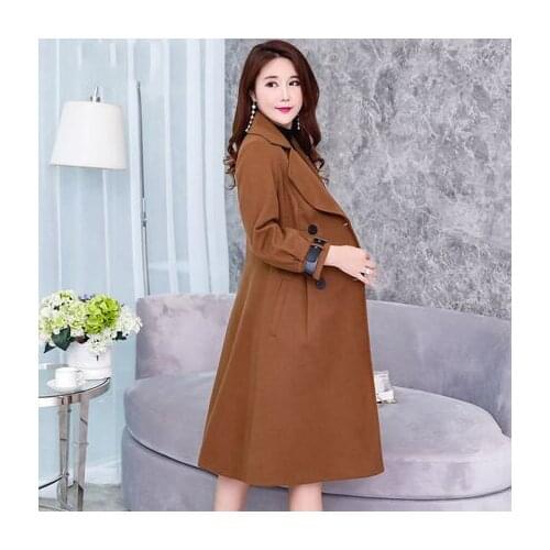 Autumn Fashion New Winter Windbreaker Wome Parkas Long Slim Plus size 3XL womens clothing Outwear Overcoat LX1340
