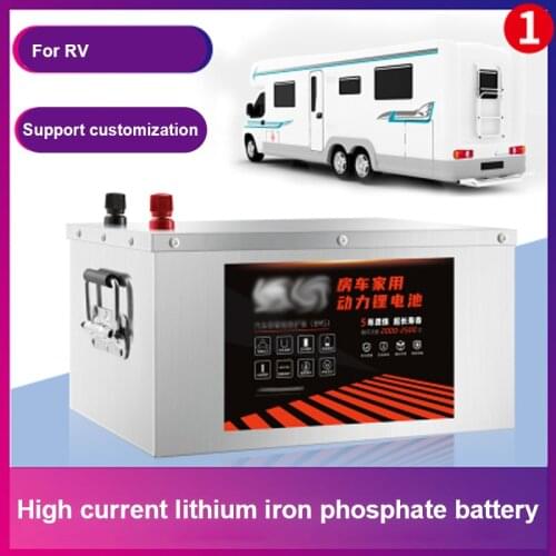 12V RV LiFePo4 Lithium Battery Outdoor Large Capacity 100AH 200AH 300AH 400AH 500AH 600AH 800AH Solar Charging
