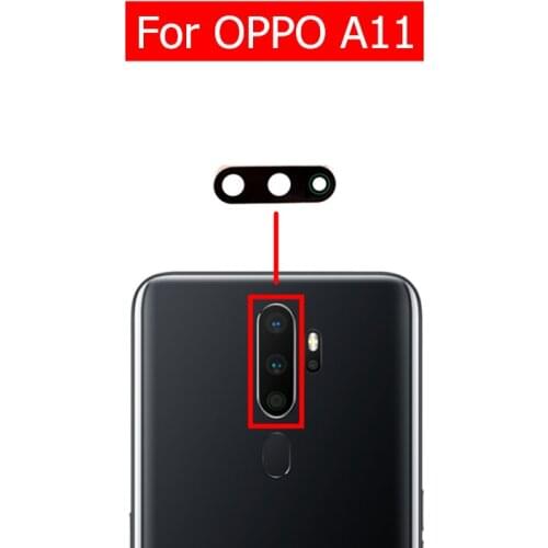 2pcs for OPPO A11 Camera Glass Lens Back Rear Camera Lens with 3M Glue for OPPO A11 Replacement Repair Parts