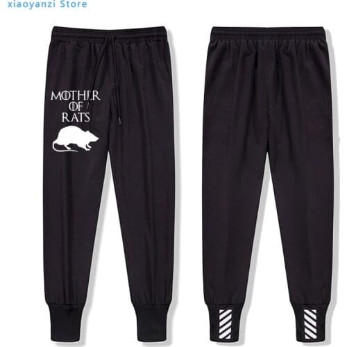 2020 Style Funny Mother of Rats Men sweatpants Streetwear Casual Print Sports Long pants Hip Hop Casual trousers