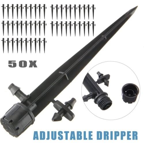 50Pcs Drip Irrigation Watering System Garden Automatic Watering Spike For Plants Flowers Lawns Drip Irrigation Supplies