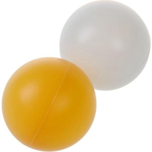 White Yellow 39mm Dia Sports Table Tennis Balls Ping Pong Ball 6 Pcs