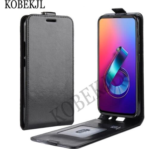 Flip Case Asus ZS630KL Case Luxury Wallet PU Leather Back Cover Bag Phone Case For Asus Zenfone 6 6Z 2019 ZS630KL ZS 630KL I01WD