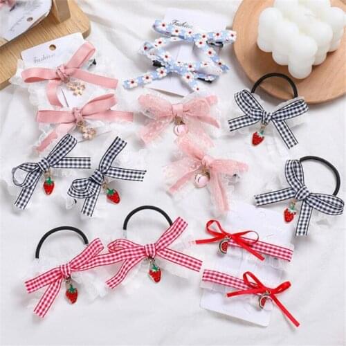 Sweet Strawberry Hairgrip Lovely Lolita Barrette Hairpin Hair Circle Girl Hair Accessories D799