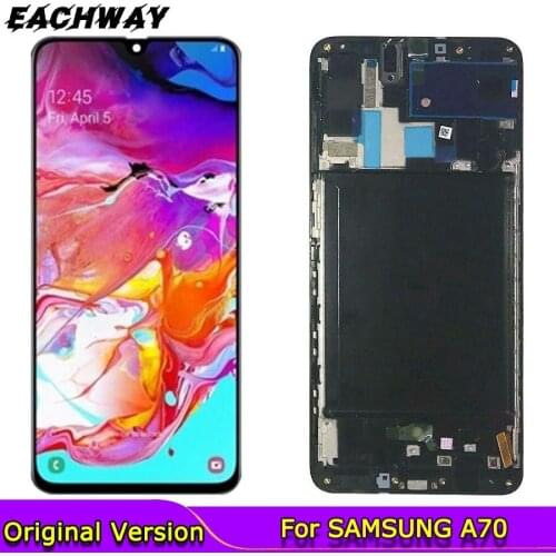 For SAMSUNG Galaxy A70 A705 Display Touch Screen Digitizer Assembly A70 2019 A705F LCD For SAMSUNG A70
