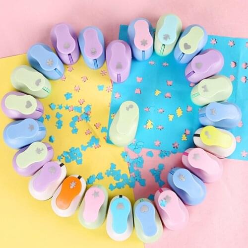 DIY Flower Punch Hole Punch Ring Album Paper Punch Kids Craft Punch Cut Card Hole Puncher For DIY Gift Office Binding Supplies