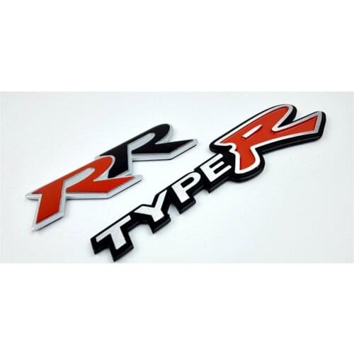 Car decoration Integra RR Type-R Emblem Badge MUGEN for Trunk - Alloy Made Universal