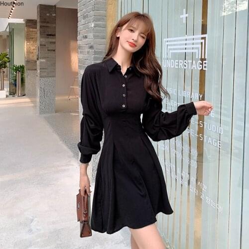 Летние платья на пуговицах Houthion China At AliExpress