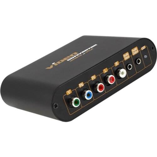 VGA RGB component to VGA converter Switch VGA Ypbpr in to VGA out for wii PS2 DVD to Display with VGA