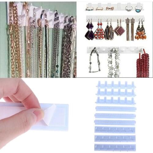 Jewelry Storage Hook Viscose Jewelry Hook Hanging Jewelry Hooks Display Organizer Earring Necklace 9-piece