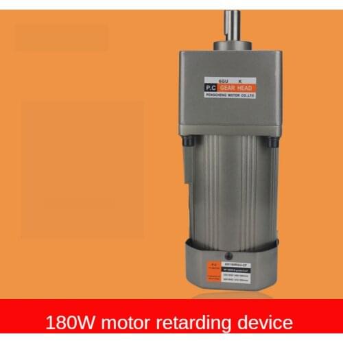 180W miniature speed gear reducer 6IK180RGU-CF/ reduction ratio: 3 5 7.5 10 12.5 15 18 20 25 30 40 50 60 75 100 120 150 180 250