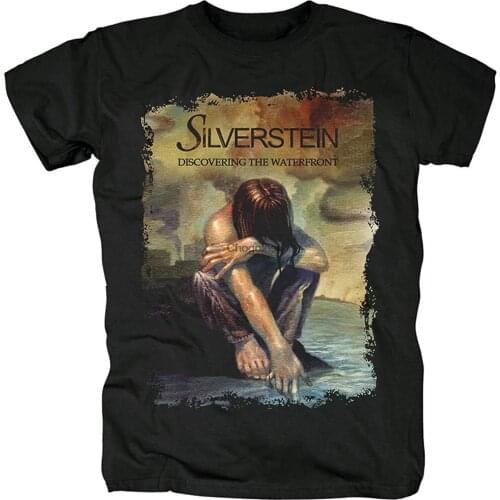 Mens TShirt Short Sleeve Shirt Silverstein Rock Tee Women Hiphop Shirts
