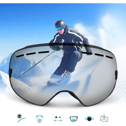 Onedoyee Professional Big Size Ski Goggles Men Women Double Lens UV400 Anti-fog Skiing Eyewear Snowboard Glasses Adult Skiing