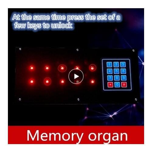 Real life games escape room props memory shorthand unlock organ props horror game Finished product props