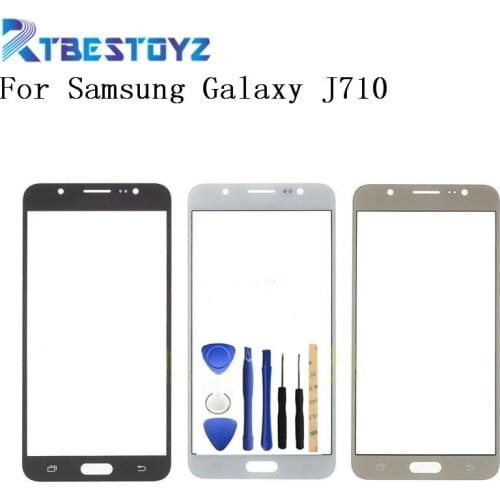 RTBESTOYZ Touch Screen Panel For Samsung Galaxy J7 2016 J710F J710FN J710 Front Touchscreen Outer Glass