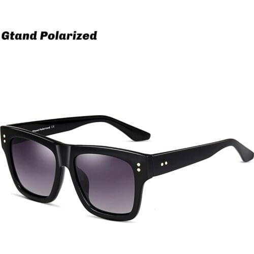 Gtand 2021 Fashion Stylish Square Creator Style Polarized Sunglasses For Men/Women Vintage Rivets Brand Design Sun Glasses 5673