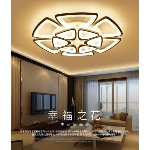 Led ceiling lamp hall creative atmosphere personalized bedroom circular lamps