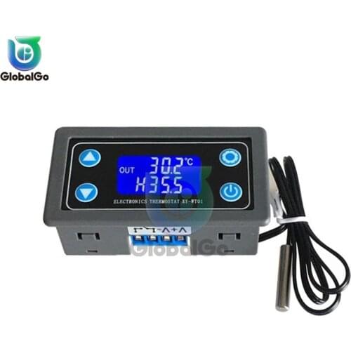 DC 6V-30 10A Thermostat Digital Temperature Controller Thermal Regulator Sensor Relay LCD Thermocouple Thermostat