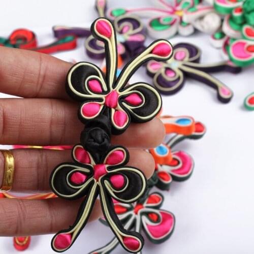 Double butterfly traditional Chinese close-fiting button for tang costume dresing High-end Clothing Buttons for clothing Sewing