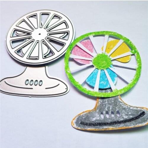 10*10.5cm Fan jigsaw die Cutting dies metal crafts paper die-cutting /DIY embossing Easter Halloween Scrapbooking
