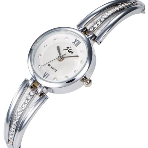2019 Fashion Jw Rhinestone Watches Women Luxury Brand Stainless Steel Bracelet Ladies Student Quartz Dress Reloj Mujer Clock