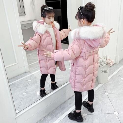 Winter Jacket 2020 Girls Children Thick Padded Coats Long Winter Jacket Clothes HPY015