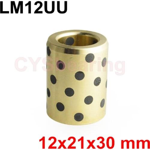 1pc 16x28x37 mm linear graphite copper set copper bushing oil self-lubricating bearing JDB LM16