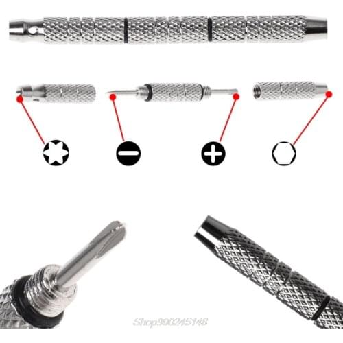 4 in 1 Screwdriver Watch Glasses Repair Tools Aluminum Steel Portable Mini Kits Jy18 20 Dropship