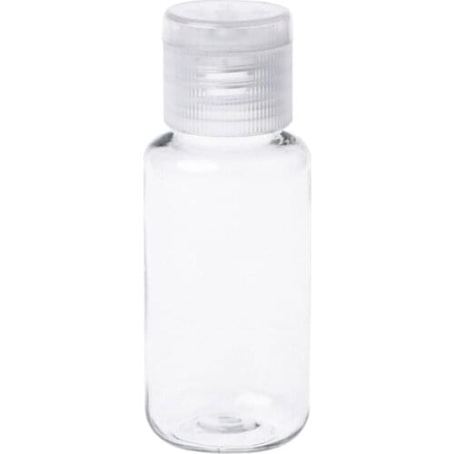 40ml Clear Empty Plastic Sample Flip Cap Bottle Makeup Emollient Water Container