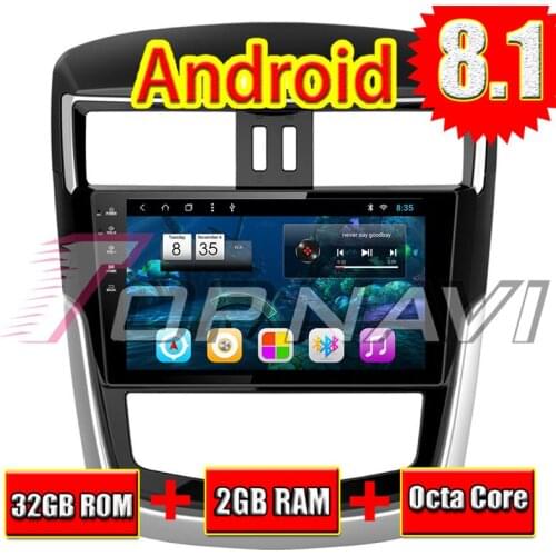 Auto GPS Navigation for Nissan Tiida 2016 Android 8.1 9'' Topnavi Vehicle Head Unit PC Player no DVD Video Car Stereo Double Din
