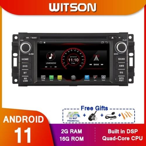 WITSON Car Multimedia Player Stereo GPS DVD Radio Navigation Android Screen Android 10 For CHRYSLER JEEP DODGE